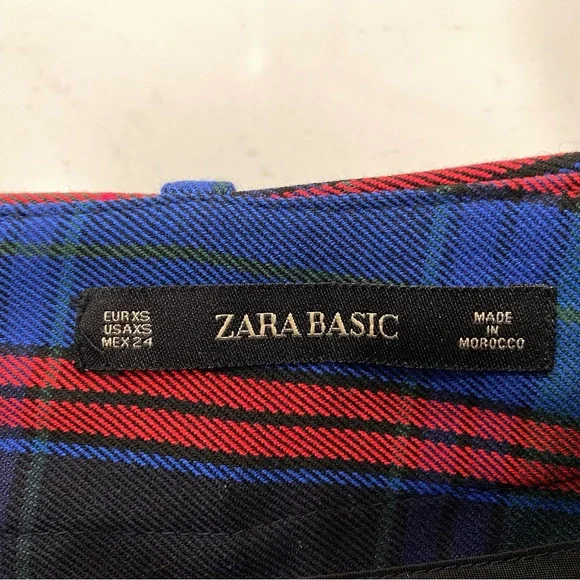 Zara Plaid Skirt - Picture 4 of 5